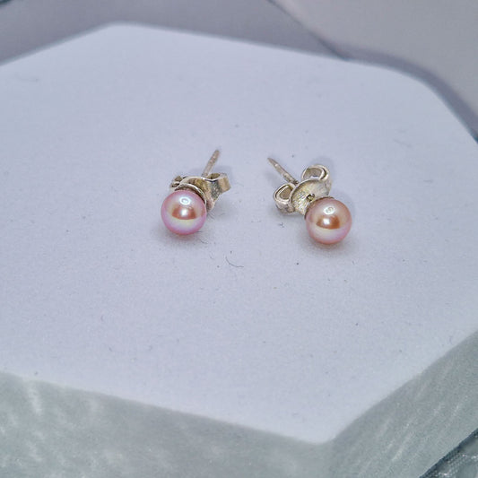 Freshwater Pearl Silver Earrings