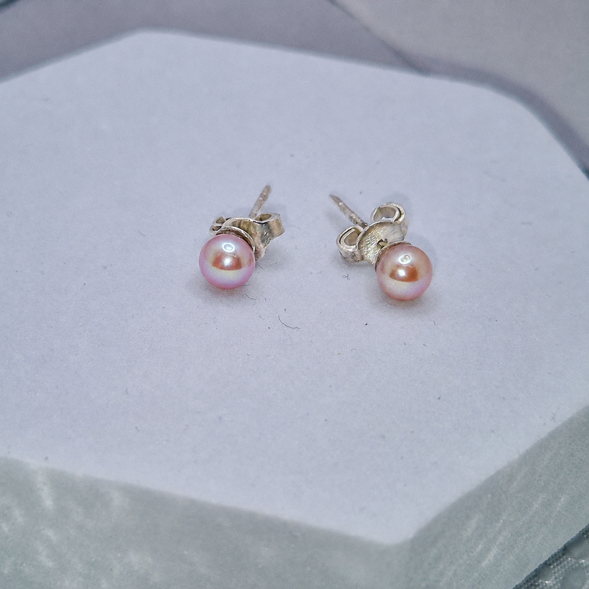Freshwater Pearl Silver Earrings